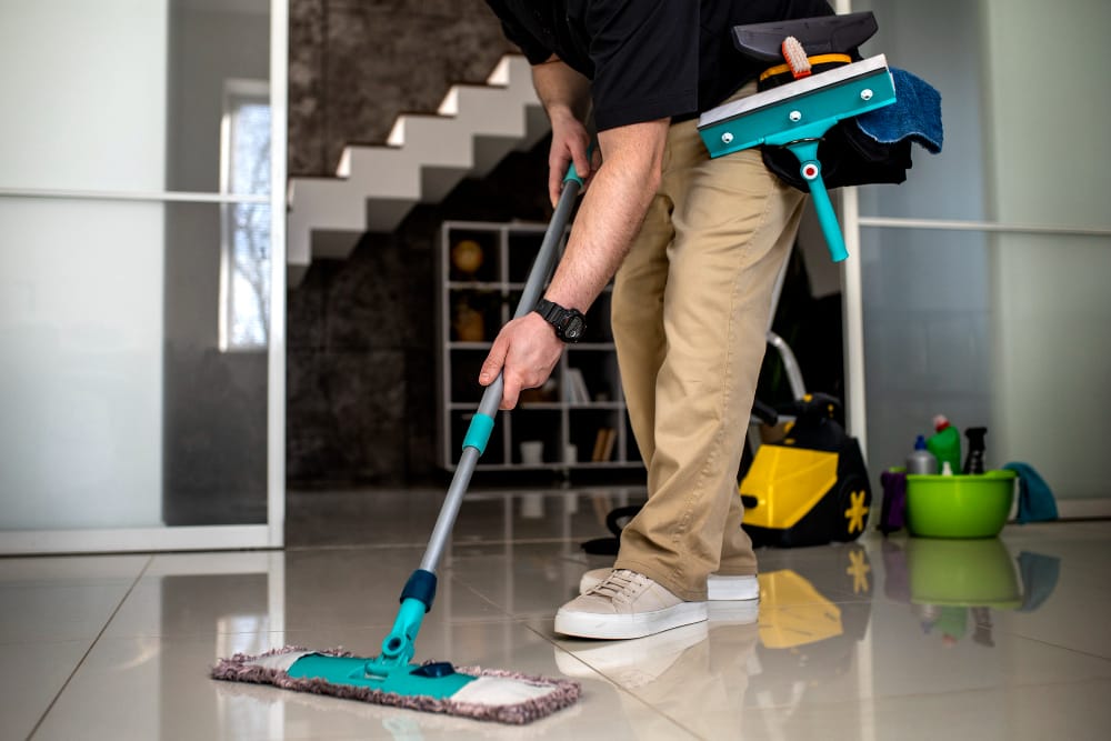 residential building cleaning