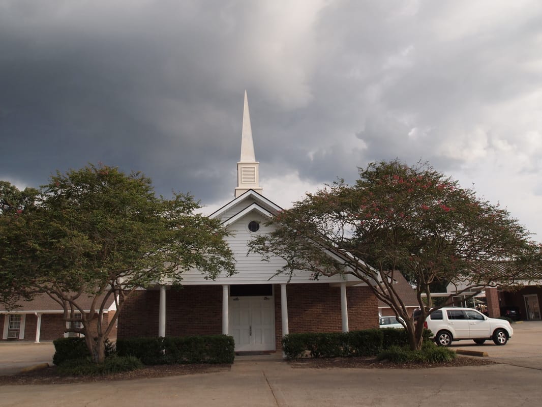 Cajun Soft Wash steeple cleaning soft power wash dirt stain